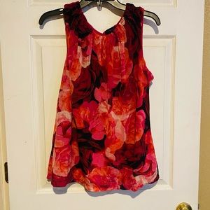 Blouse pink XLarge Women’s Top Floral